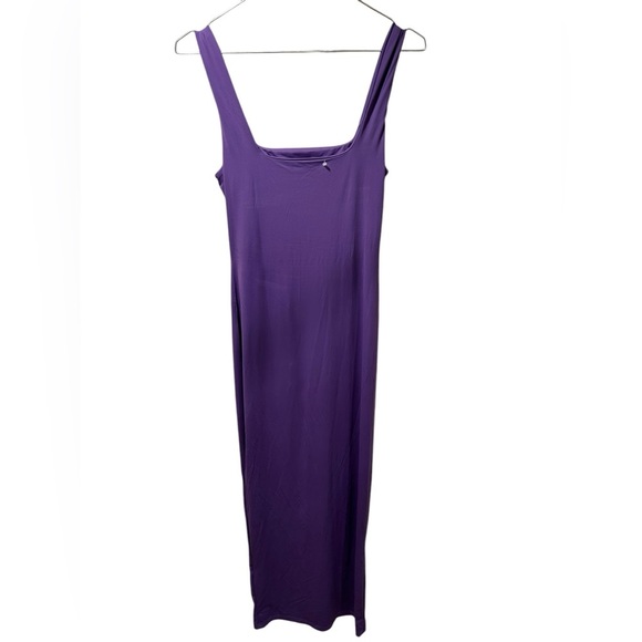 SHEIN- SZ Small Purple Body Con Midi Dress - Picture 1 of 10